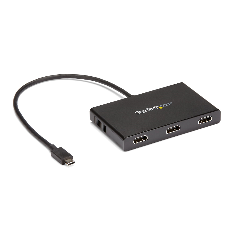 You Recently Viewed StarTech MSTCDP123HD 3-Port Multi Monitor Adapter - USB-C to 3x HDMI Video Splitter Image